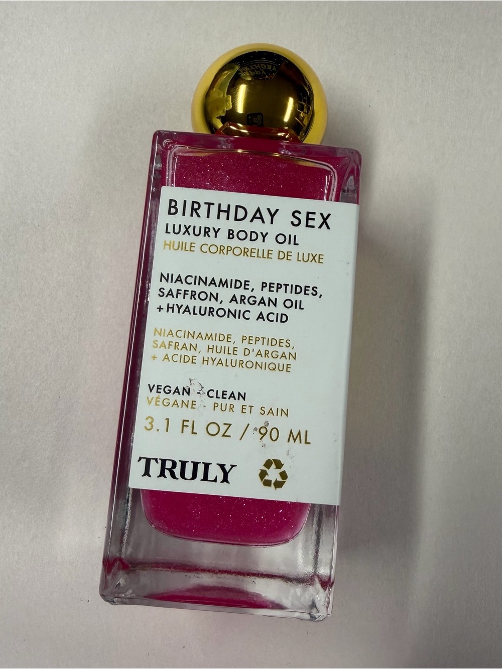 Truly Beauty Birthday Sex Luxury Body Oil 3.1 fl oz/90ml New No box